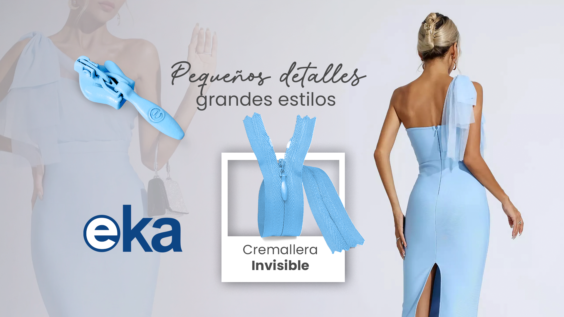 Cremalleras visibles el detalle que transforma chaquetas, vestidos y bolsos