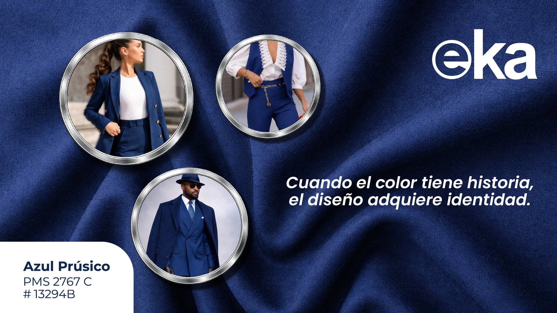 Azul Prúsico en la moda colombiana